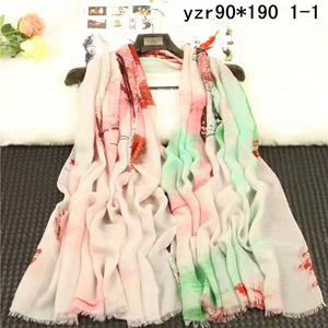 Colorful female cashmere scarf wholesale
