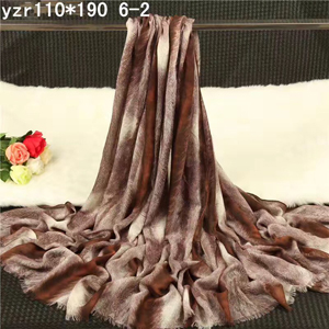 Flame-colored lady cashmere scarf wholesale
