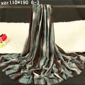 Flame-colored lady cashmere scarf wholesale