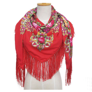 Ethnic style shawl tassel scarf wholesale