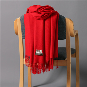 Solid color thick tassel cashmere scarf cheap from China