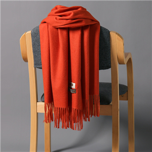 Solid color thick tassel cashmere scarf cheap from China