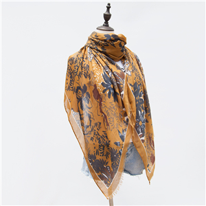 Wholesale fireworks pattern printed cotton scarf