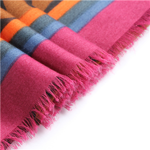 Wholesale color side leopard print cotton scarf