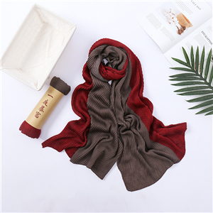 Chinese cheap plaid pattern cotton scarf