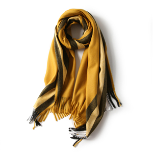 Wholesale plaid cashmere scarf