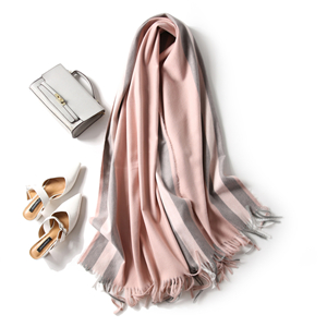 Wholesale plaid cashmere scarf