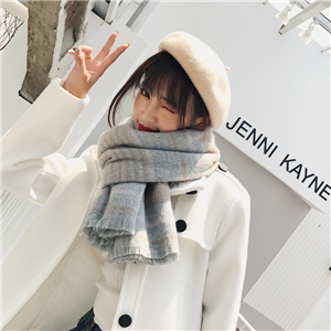 Wholesale striped tassel cashmere scarf