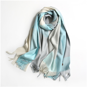 Colored plaid tassel cashmere wholesale scarf