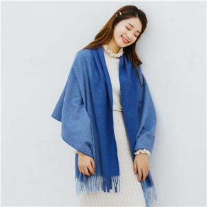 Wholesale gradient tassel cashmere scarf