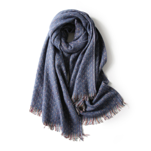Geometric print color matching cashmere scarf cheap from China