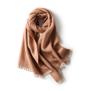 Cheap herringbone striped cashmere scarf