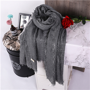 Wholesale striped cotton decorative scarf
