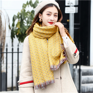 Wholesale water ripple pattern cashmere warm scarf