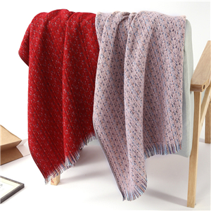 Wholesale water ripple pattern cashmere warm scarf
