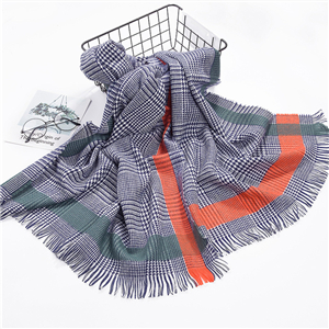 China cheap thousand bird plaid cashmere warm scarf