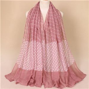 Wholesale small floral print Muslim Bali yarn scarf
