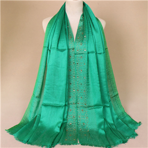 Wholesale hairy diamonds cotton Muslim scarf