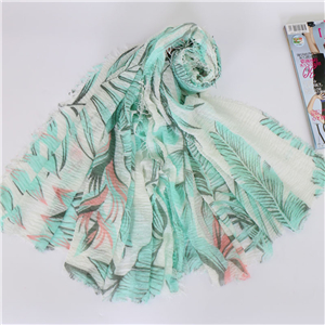 China wholesale floral printed cotton hair scarf
