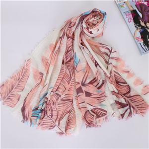 China wholesale floral printed cotton hair scarf