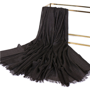 Wholesale solid color cotton hair scarf