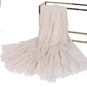 Wholesale solid color cotton hair scarf