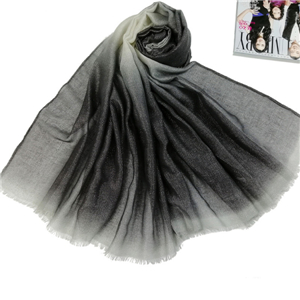 Wholesale hairskin gold thread cotton color matching scarf