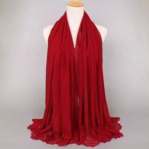 Chiffon scarves cut flowers scarf