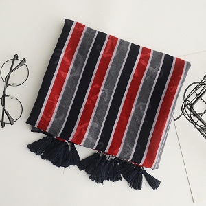 Europe and the United States Striped patchwork quilt cotton and linen