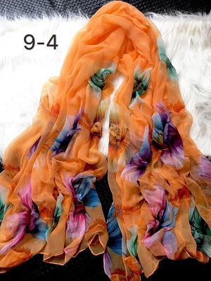 Wholesale Beach towels crocodile wrinkles silk printing scarf