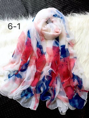 Wholesale Beach towels crocodile wrinkles silk printing scarf