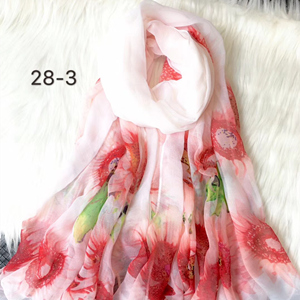 china velvla silk printing scarf