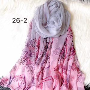 China women silk printing scarf
