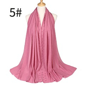 muslim pearl chiffon scarf