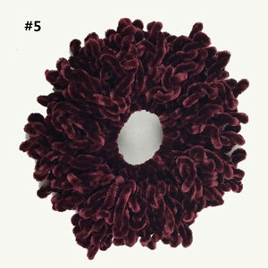 Muslim scarf cover head flower hair elastic hair ring