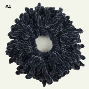 Muslim scarf cover head flower hair elastic hair ring