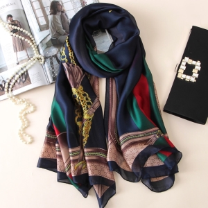 New chain printing scarves