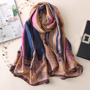 New chain printing scarves