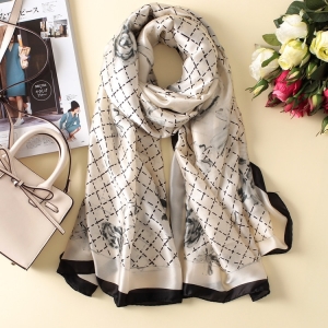 New chain printing scarves