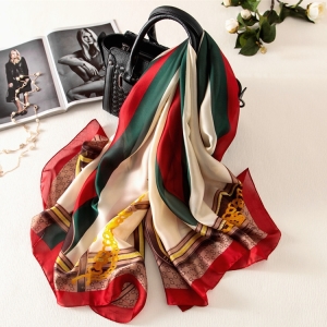 New chain printing scarves