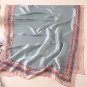 Chain printing silk sunscreen scarf