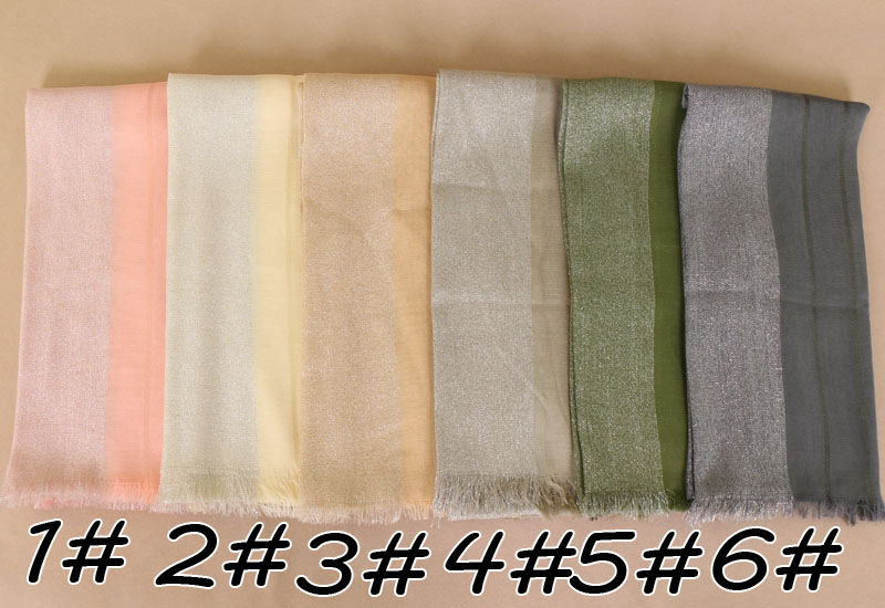 Golden silk threadBlending Women Scarves