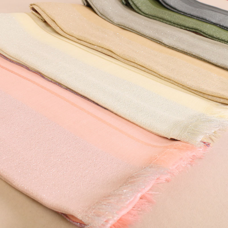 Golden silk threadBlending Women Scarves