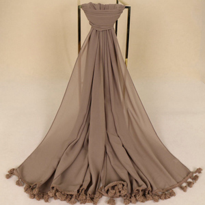 Pearl chiffon scarf national chiffon shawl turban