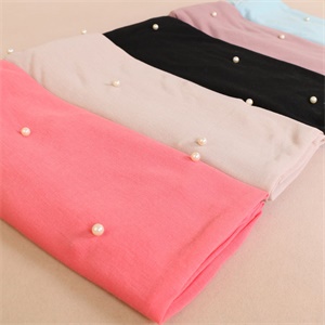 Muslim headscarf Arabia ethnic shawl pure female pearl nail head cover