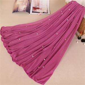 Muslim headscarf Arabia ethnic shawl pure female pearl nail head cover