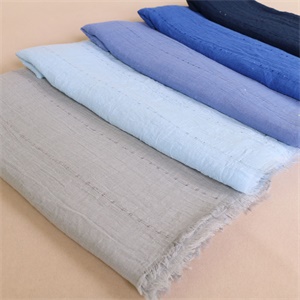 Monochrome cotton Sequin scarf fringed hair color female Hot Fashion Scarf