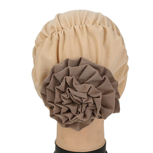 China wholesale bicolor flower muslim scarf