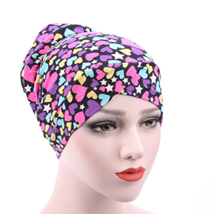 China Yiwu cheap leopard muslim cotton head scarf