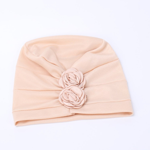 Wholesale monochrome double side flower muslim head scarf